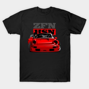 Porsche 911 964 RWB - PAPAYA STREETART T-Shirt